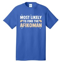 Funny Passover Most Likely To Find The Afikoman Matzah Matzo Tall T-Shirt