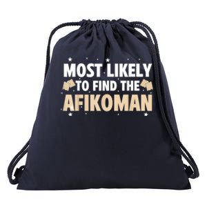 Funny Passover Most Likely To Find The Afikoman Matzah Matzo Drawstring Bag