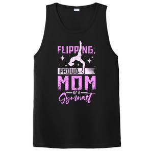 Flipping Proud Mom Of A Gymnast Gift PosiCharge Competitor Tank