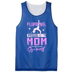 Flipping Proud Mom Of A Gymnast Gift Mesh Reversible Basketball Jersey Tank