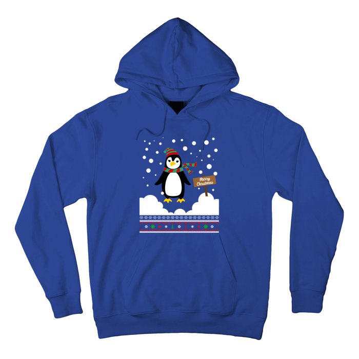 Funny Penguin Merry Christmas Pajama Meaningful Gift Hoodie