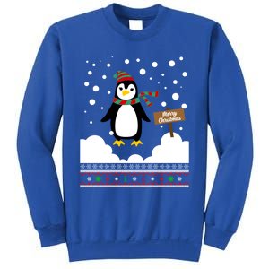 Funny Penguin Merry Christmas Pajama Meaningful Gift Sweatshirt