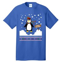 Funny Penguin Merry Christmas Pajama Meaningful Gift Tall T-Shirt