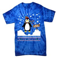 Funny Penguin Merry Christmas Pajama Meaningful Gift Tie-Dye T-Shirt