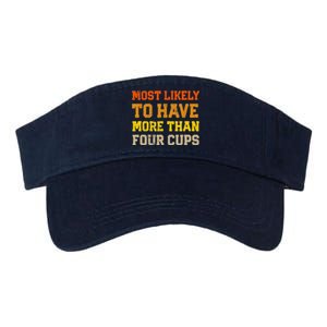 Funny Passover Most Likely To Have More Than Four Cups Matzo Valucap Bio-Washed Visor