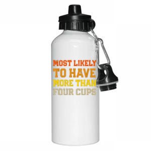 Funny Passover Most Likely To Have More Than Four Cups Matzo Aluminum Water Bottle