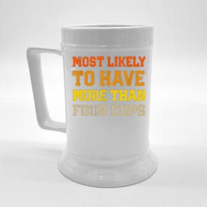 Funny Passover Most Likely To Have More Than Four Cups Matzo Beer Stein