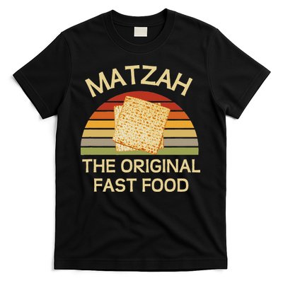 Funny Passover Matzah The Original Fast Food Seder Matzo T-Shirt