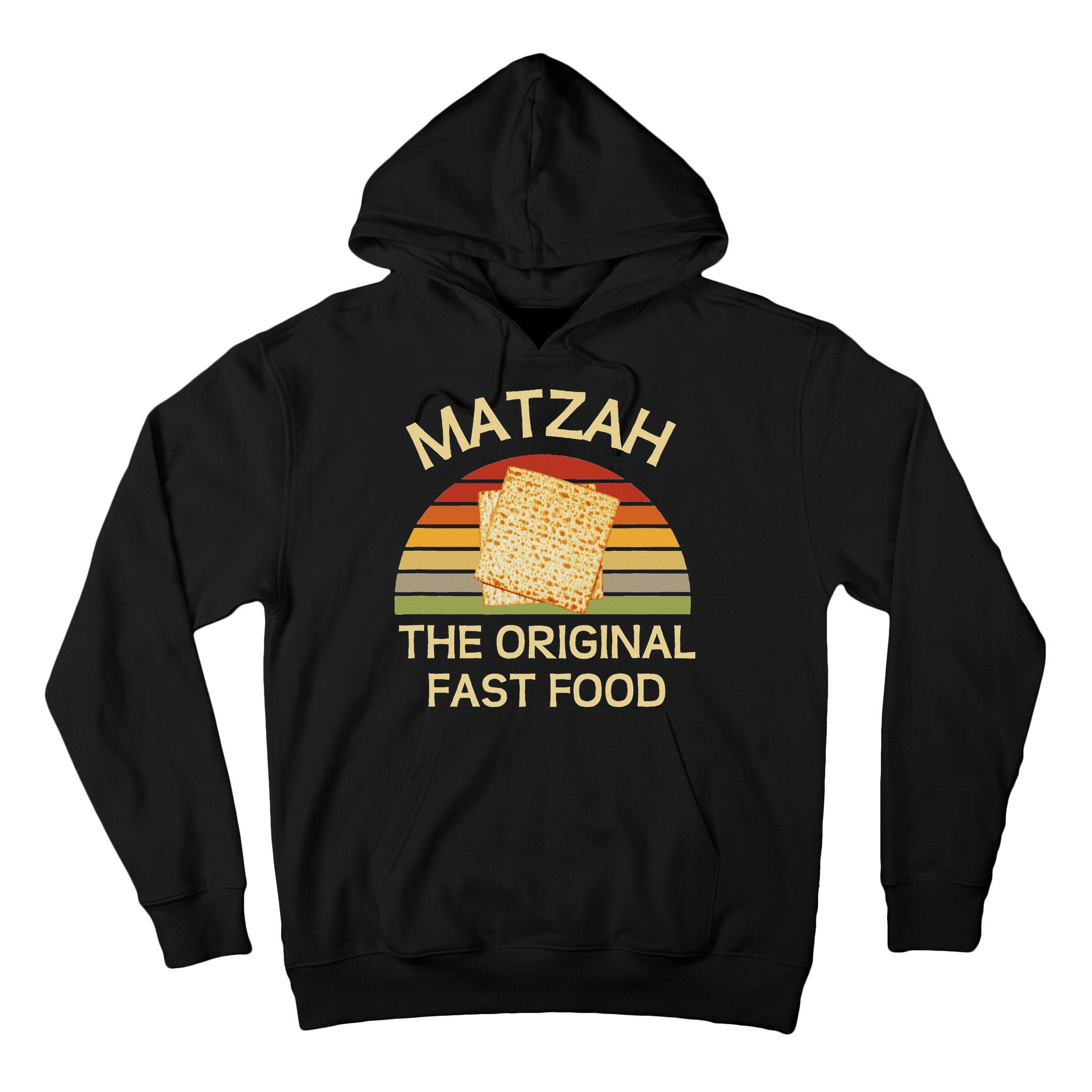 Funny Passover Matzah The Original Fast Food Seder Matzo Tall Hoodie