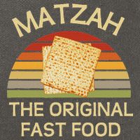 Funny Passover Matzah The Original Fast Food Seder Matzo Cotton Canvas Backpack
