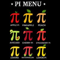 Funny Pi Menu Pi Day 314 Math Teacher fruit pie 16 in Basic Backpack