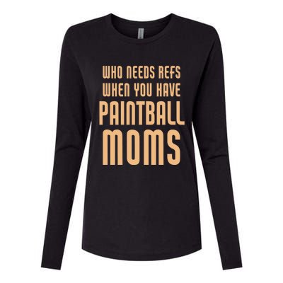 Funny Paintball Mom Mother Paintballer Gift Womens Cotton Relaxed Long Sleeve T-Shirt