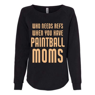 Funny Paintball Mom Mother Paintballer Gift Womens California Wash Sweatshirt