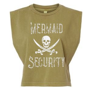 Funny Pirate Mermaid Security Tridents Halloween Costume Garment-Dyed Women's Muscle Tee