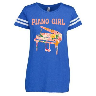 Funny Piano Music Instrument Musician  Piano Girl Enza Ladies Jersey Football T-Shirt