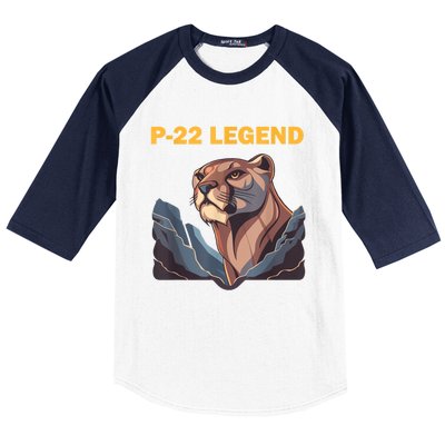 Funny P22 Mountain Lion Silver Lake P22 Baseball Sleeve Shirt