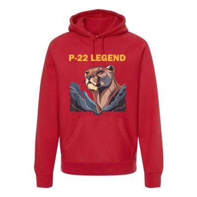 Funny P22 Mountain Lion Silver Lake P22 Premium Hoodie