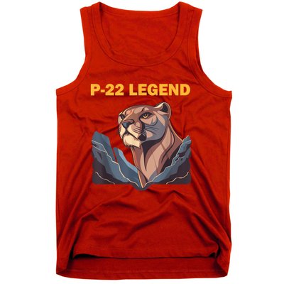 Funny P22 Mountain Lion Silver Lake P22 Tank Top