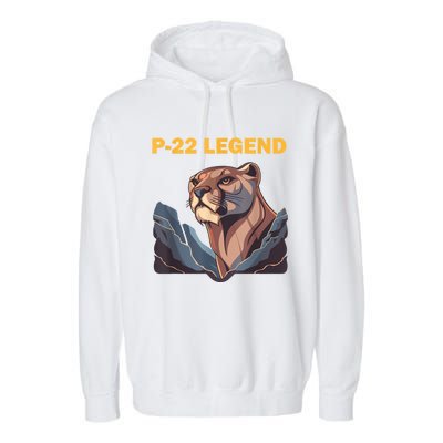 Funny P22 Mountain Lion Silver Lake P22 Garment-Dyed Fleece Hoodie