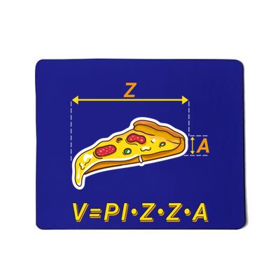 Funny Pizza Maths Nerds Design Volume Calculation Cute Gift Mousepad
