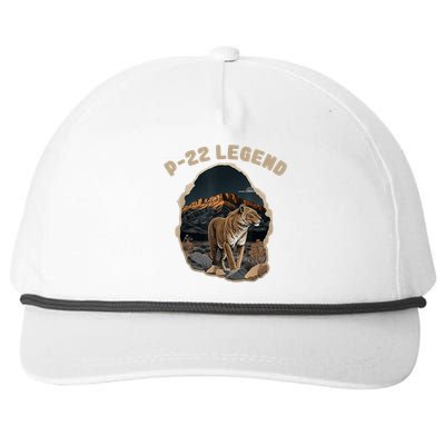 Funny P22 Mountain Lion Silver Lake P22 Snapback Five-Panel Rope Hat