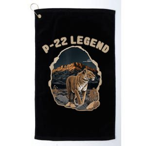 Funny P22 Mountain Lion Silver Lake P22 Platinum Collection Golf Towel