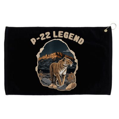 Funny P22 Mountain Lion Silver Lake P22 Grommeted Golf Towel