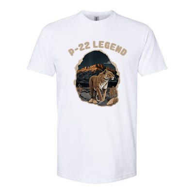 Funny P22 Mountain Lion Silver Lake P22 Softstyle® CVC T-Shirt