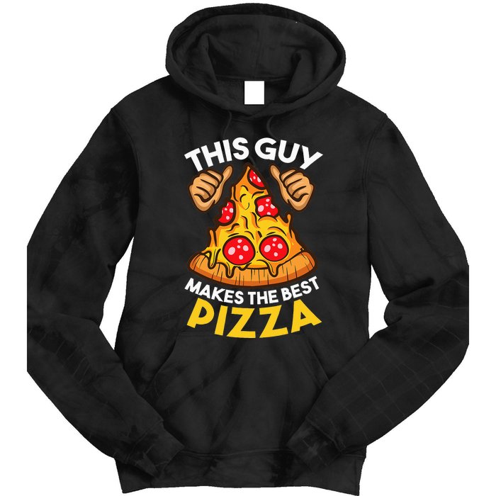 Funny Pizza Maker Gift For Cool Guy Best Pizza Tie Dye Hoodie