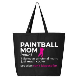 Funny Paintball Mom Definition Son's Biggest Fan Cute Gift 25L Jumbo Tote