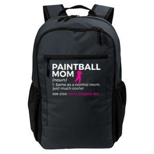 Funny Paintball Mom Definition Son's Biggest Fan Cute Gift Daily Commute Backpack