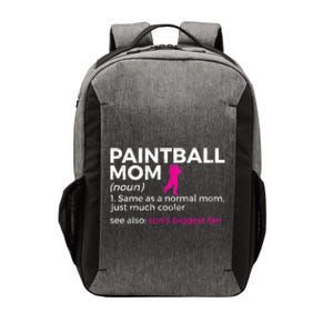 Funny Paintball Mom Definition Son's Biggest Fan Cute Gift Vector Backpack