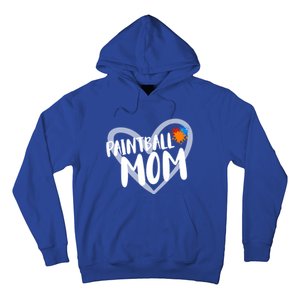 Funny Paintball Mom Heart Paintballing Cool Gift Hoodie