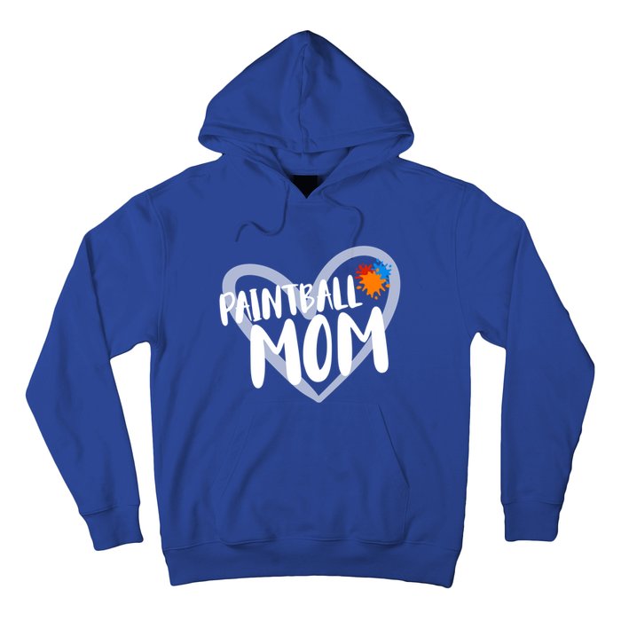 Funny Paintball Mom Heart Paintballing Cool Gift Hoodie