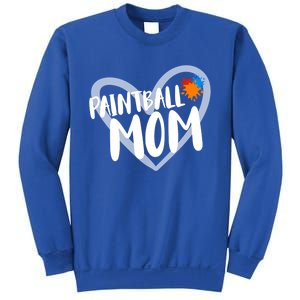 Funny Paintball Mom Heart Paintballing Cool Gift Sweatshirt