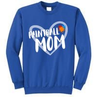 Funny Paintball Mom Heart Paintballing Cool Gift Sweatshirt