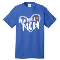 Funny Paintball Mom Heart Paintballing Cool Gift Tall T-Shirt