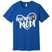 Funny Paintball Mom Heart Paintballing Cool Gift Premium T-Shirt