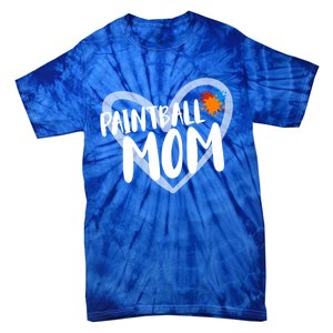 Funny Paintball Mom Heart Paintballing Cool Gift Tie-Dye T-Shirt