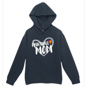 Funny Paintball Mom Heart Paintballing Cool Gift Urban Pullover Hoodie