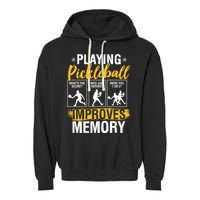 Funny Pickleball Memory Graphic Pickleball Player Garment-Dyed Fleece Hoodie