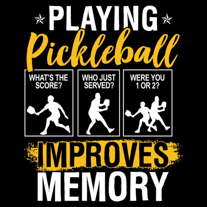 Funny Pickleball Memory Graphic Pickleball Player Impact Tech Backpack