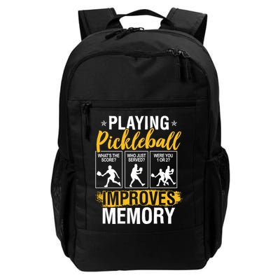 Funny Pickleball Memory Graphic Pickleball Player Backpack
