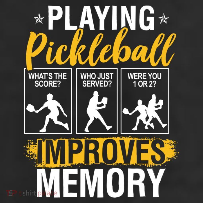 Funny Pickleball Memory Graphic Pickleball Player Adult Drive Performance Visor