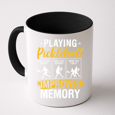 Funny Pickleball Memory Graphic Pickleball Player Mug