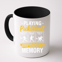 Funny Pickleball Memory Graphic Pickleball Player Mug