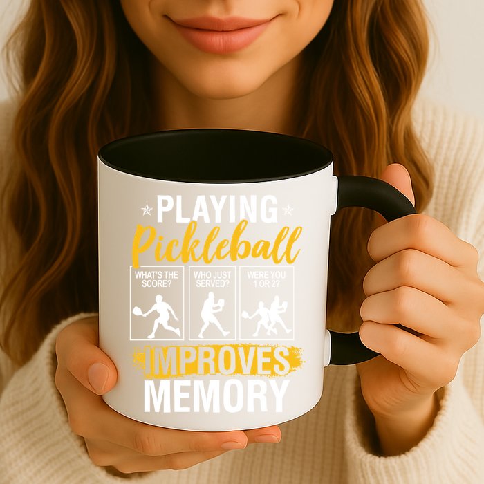 Funny Pickleball Memory Graphic Pickleball Player Mug