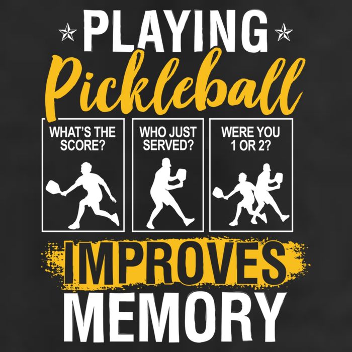 Funny Pickleball Memory Graphic Pickleball Player Premium Pullover Hoodie
