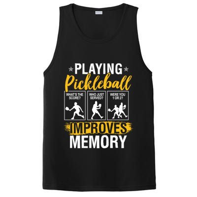 Funny Pickleball Memory Graphic Pickleball Player PosiCharge Competitor Tank
