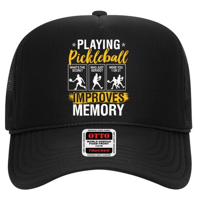 Funny Pickleball Memory Graphic Pickleball Player Trucker Hat